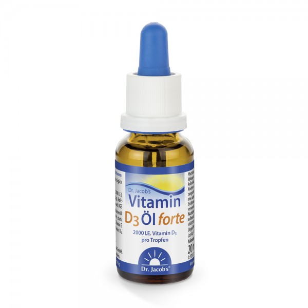 Dr. Jacob&#039;s - Vitamin D3 Öl forte