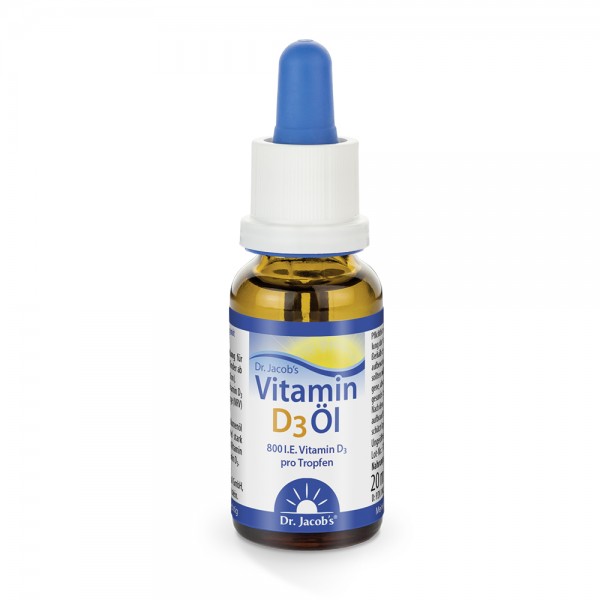 Dr. Jacob&#039;s - Vitamin D3 Öl (20 ml)