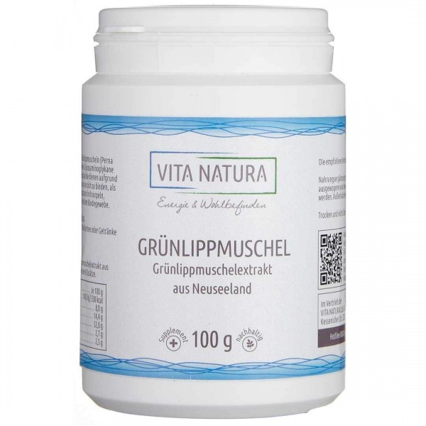 Vita Natura - Grünlippmuschel Extrakt Verpackung