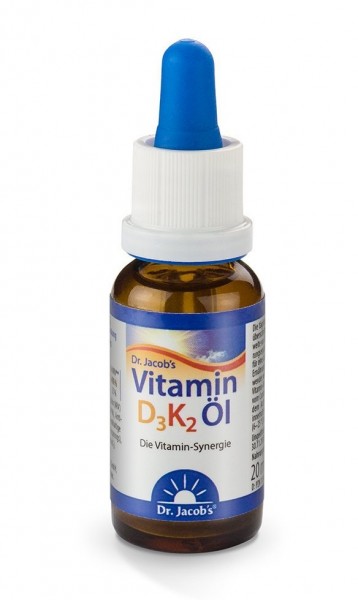 Dr. Jacob's -  Vitamin D3K2 Öl Tropfen (20 ml)