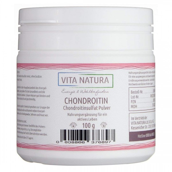 Vita Natura - Chondroitin Pulver Verpackung